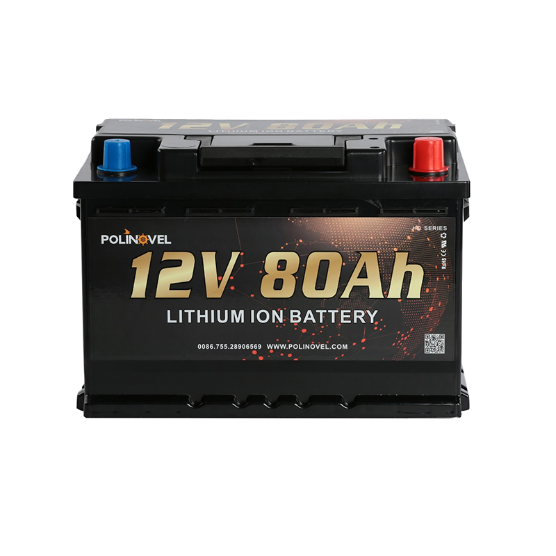 batería Lifepo4 de la caravana del barco de 12v 80ah RV 
